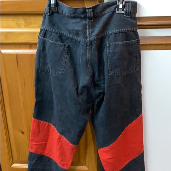 Nice vintage riders red and black denim jeans - Picture 6 of 16